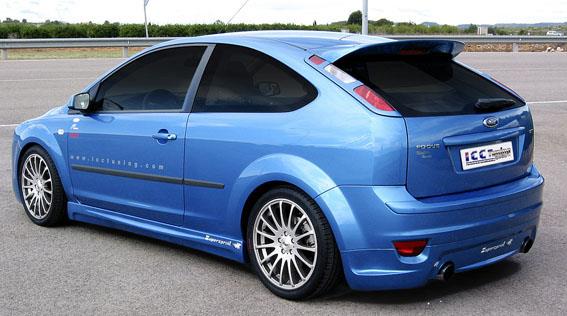 Dakspoiler passend voor Ford Focus II 2005-2011 'WRC Look'