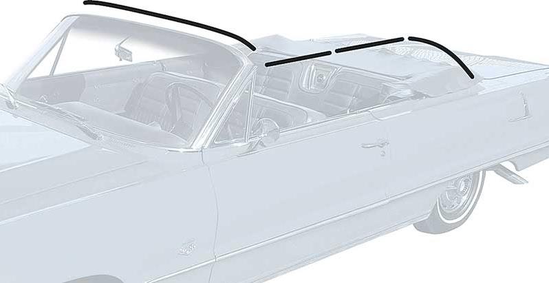 Convertible Top Frame Weatherstrip Set