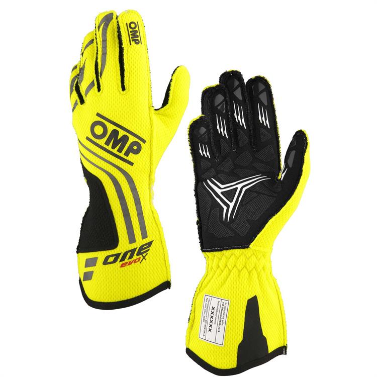 ONE EVO X GLOVES FIA 8856-2018 FLUO YELLOW SZ. XS