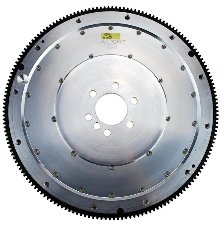 Flywheel, Billet Aluminum, 168-Tooth, Internal Engine Balance, 14.000 lbs., 1-Piece Rear Main Seal, SFI 1.1, Chevy, V8, LS