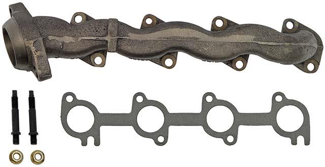 Exhaust Manifold, Passenger Side, Cast Iron, Natural Finish, Ford, Each