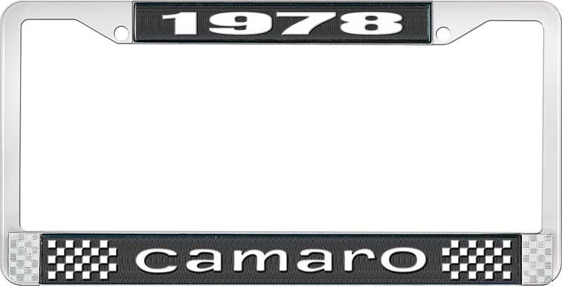 nummerplåtshållare, 1978 CAMARO STYLE 1 svart