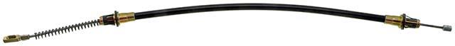 parking brake cable, 56,69 cm, rear right