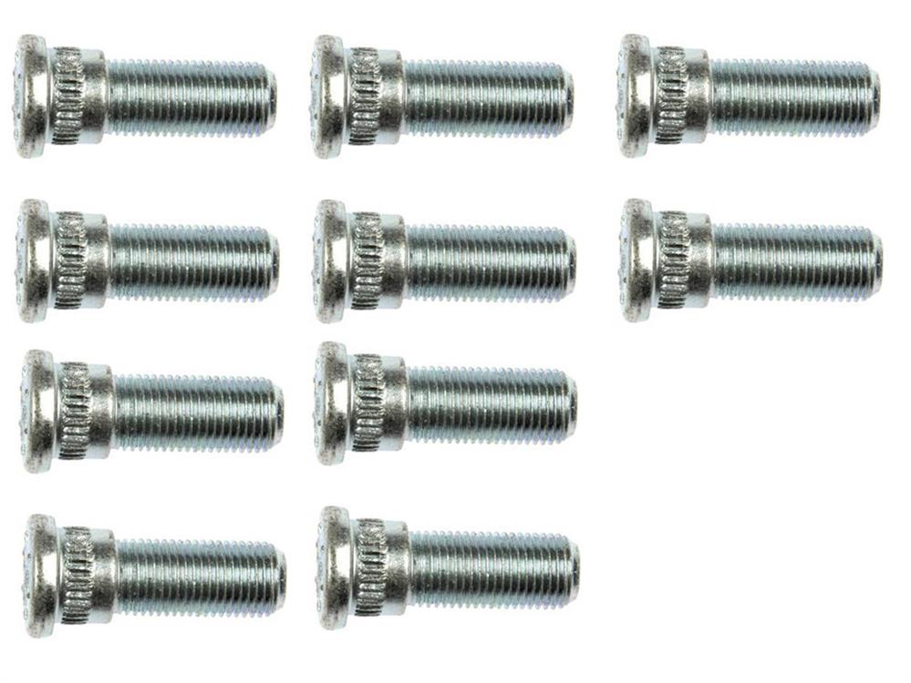 1/2-20 Serrated Wheel Stud - .625 In. Knurl, 1-1/2 In. Length