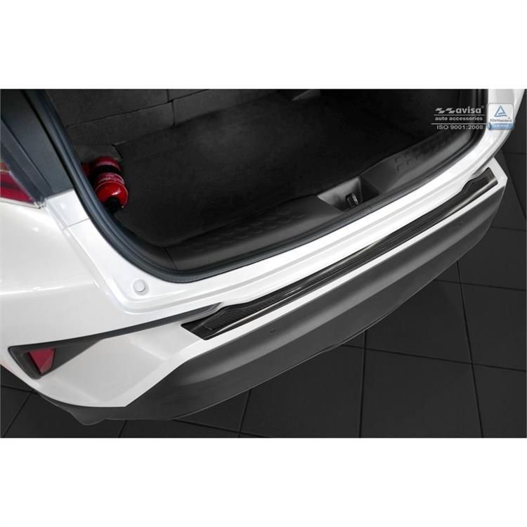 RVS Achterbumperprotector 'Deluxe' Toyota C-HR 2016- Zwart/Zwart Carbon