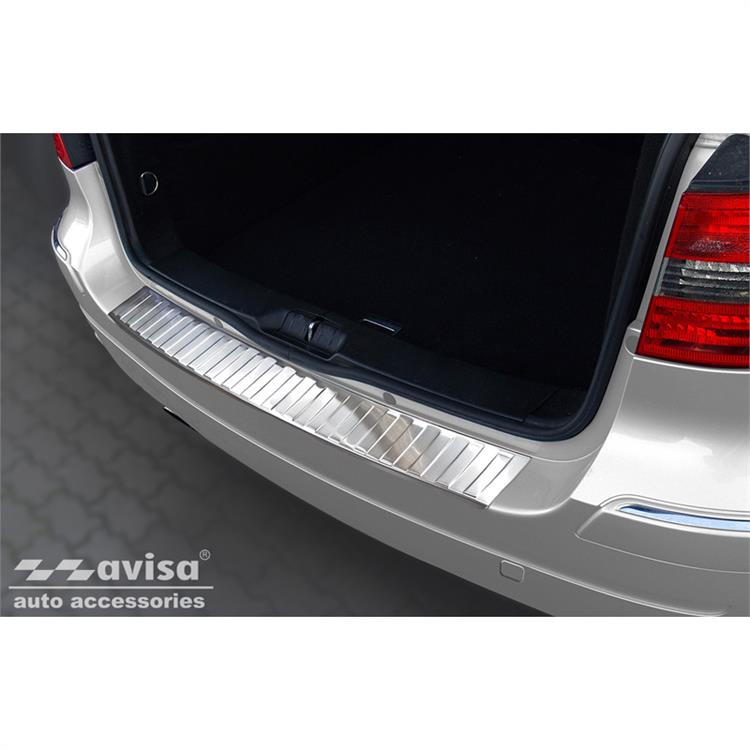 Stainless Steel Rear bumper protector suitable for Mercedes B-Class W245 2005-2008 'Ribs'