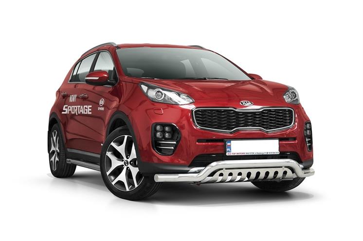 LOWBAR EU frontbåge med hasplåt - Kia Sportage 2016-2018