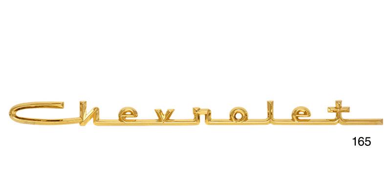 Emblem, "Chevrolet",gold (B/A 6cyl); ea