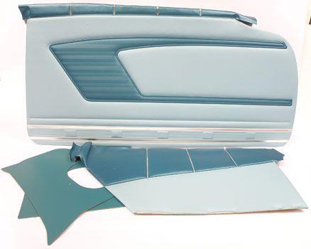 1959 IMPALA 2 DR HARDTOP TURQUOIS WITH TURQUOISE INSERT FRONT AND REAR SIDE PANEL SET W/O TOP RAILS