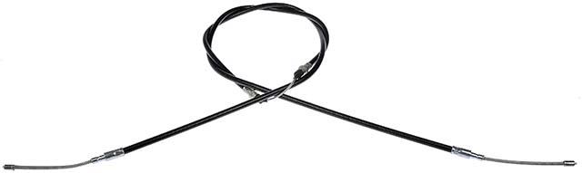 parking brake cable, 256,11 cm, rear left and rear right