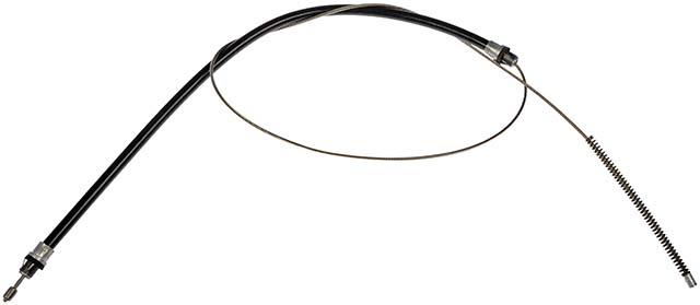 parking brake cable, 166,40 cm, rear left and rear right