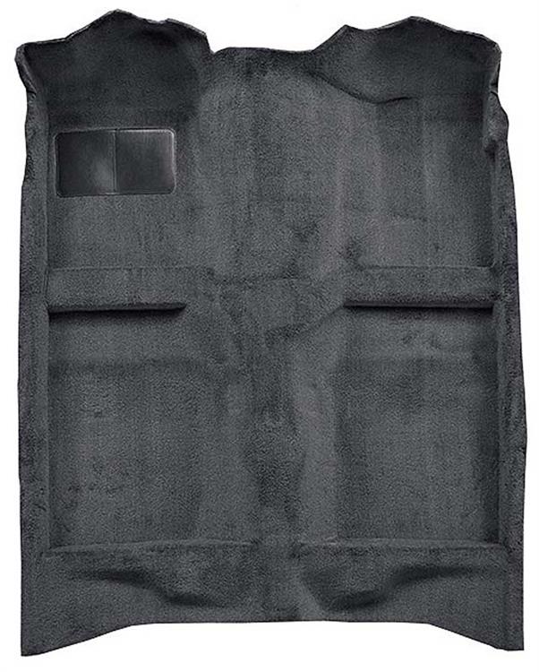 1982-93 Mustang Coupe/Hatchback Passenger Area Cut Pile Carpet with Mass Backing - Dark Gray