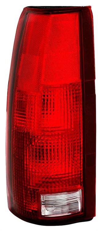 1988-02 Chevrolet/GMC; Tail Lamp Lens and Housing Assembly; With Bulb Holder Sockets / Bulbs; LH