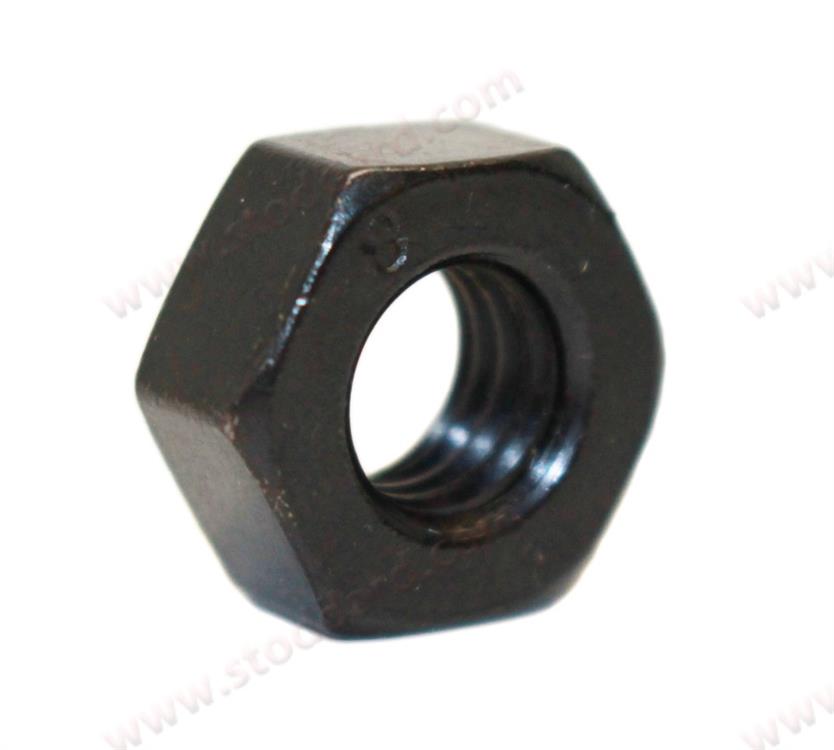 M8 Nut with 14mm Hex For 356 up to 1959. Made in Germany. Black Oxide Finish.