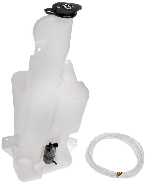 Windshield Washer Fluid Reservoir, Plastic, Clear