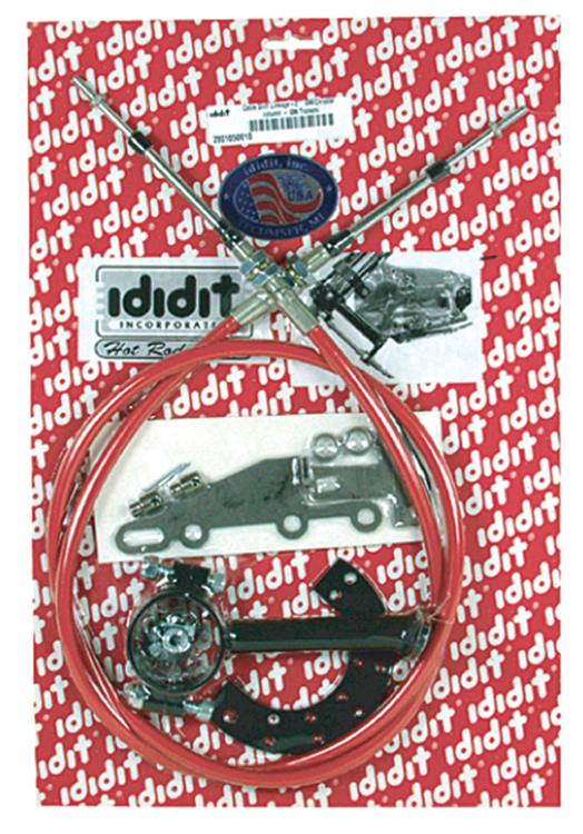 Shift Linkage Kit, Cable, Ididit, 1964-78 A-Body / 1978-88 G-Body, 2" GM Column