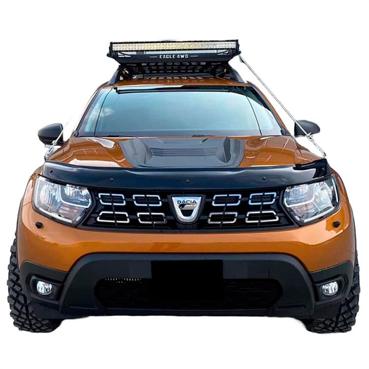 Oneway Bonnet Scoop suitable for Dacia Duster I 2010-2017 & Duster II 2018-2024 - Matt black