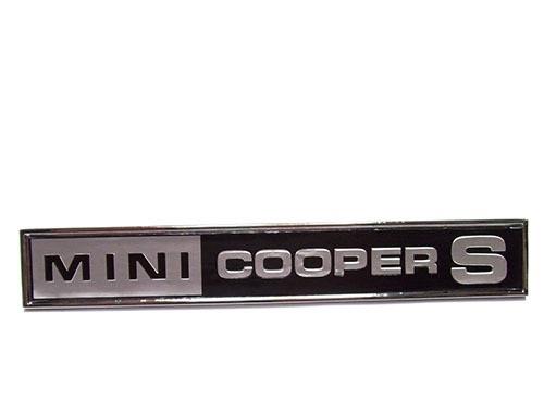 Mk3 Cooper S Boot Badge