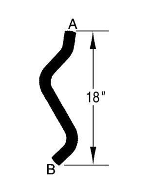 Curved Radiator Hose