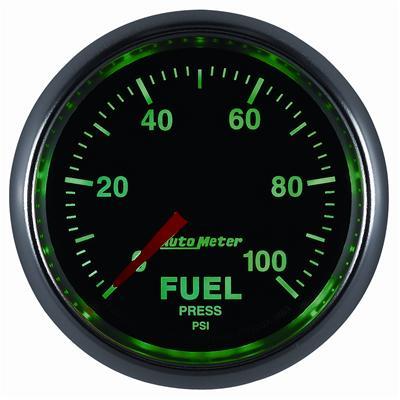 Fuel pressure, 52.4mm, 0-100 psi, electric