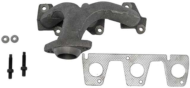Exhaust Manifold, Cast Iron, Natural, Ford, 3.0L, Front Exit, Each