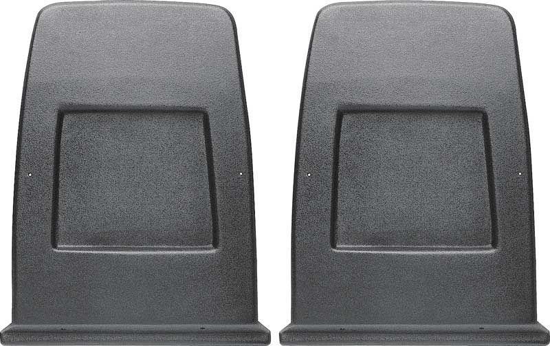 Black ABS Bucket Seat Back Panels