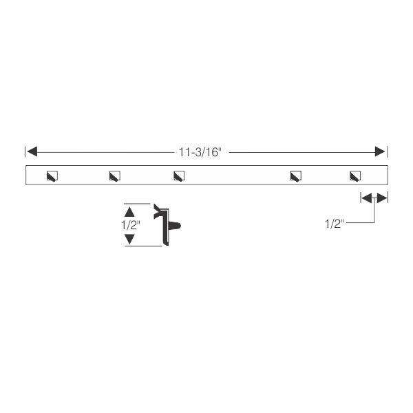 tätningslist ventilationsruta, vertikal