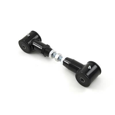 Control Arms, Rear Upper, Tubular, Bushings, Black Powdercoated, Steel