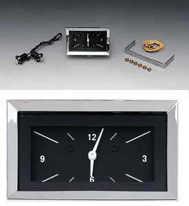 Classic Instr.Clock,Blk,1957