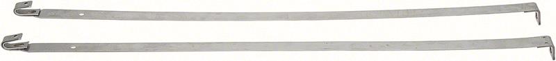1955-57 Chevrolet Station Wagon - Fuel Tank Support Straps - Stainless Steel