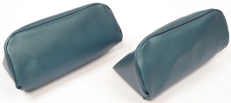 1968 FULL SIZE / 68 NOVA BLUE BUCKET SEAT HEADREST COVERS