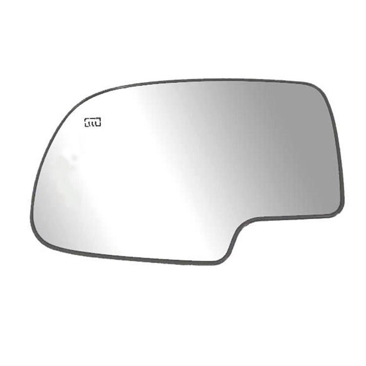 Mirror Glass, Replacement, Fits Driver Side Power Mirror, 6.563 in. x 10.125 in