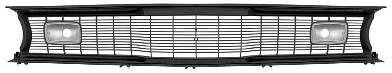 1970-72 Valiant-Duster-Scamp Grill - Molded in Black, Unpainted