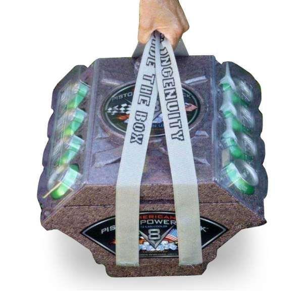 Piston Power Pack Drink Cooler Carrying Straps