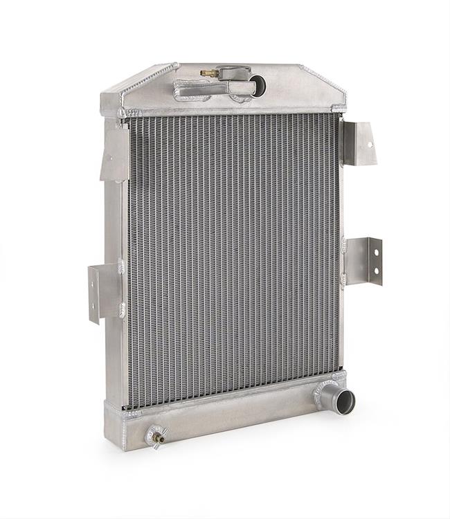 Natural Finish Downflow Radiator for GM w/Std Trans