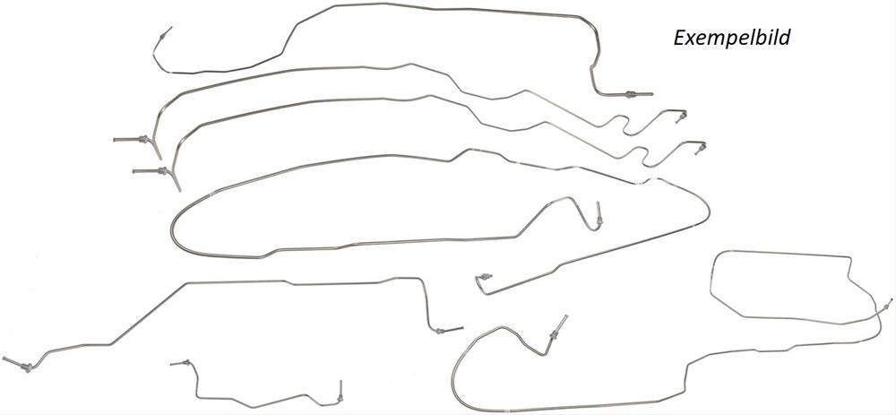 Brake Lines, Stainless Steel, Chevy, GMC, Front/Rear