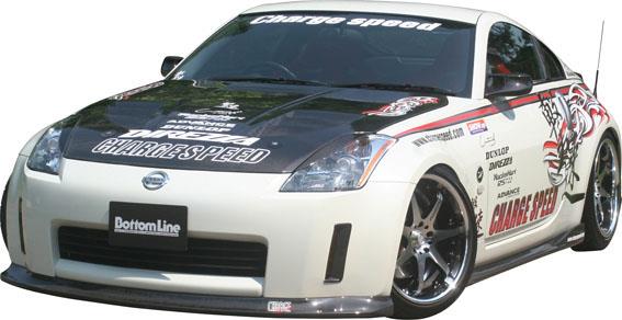 Chargespeed Sideskirts passend voor Nissan 350Z Z33 BottomLine (FRP)