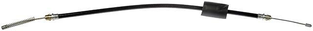 parking brake cable, 76,00 cm, rear left and rear right