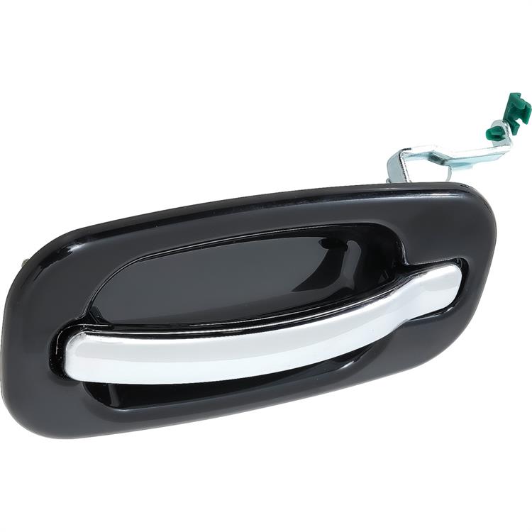 1999-07 Chevrolet, GMC Truck/SUV	 Exterior Door Handle	 Black Smooth Housing	 Chrome Lever	 Rear Side Door	 Left