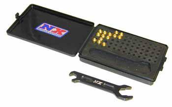NX JET HOLDER ( HOLDS 64 JETS AND INCLUDES CUSTOM ALUMINUM AN WRENCH