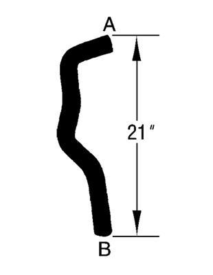 Curved Radiator Hose