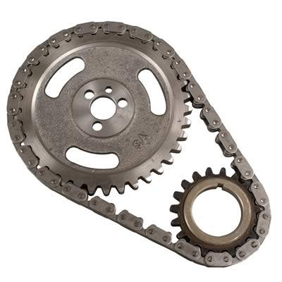 Timing Chain and Gear Set, Standard, Single Non-Roller, Steel Sprockets, Chevy, Big Block, Set