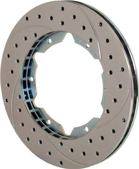 Brakedisc Srp Ventilated Iron Left Drilled 11.00 x . 810 - 6 x 6.25"