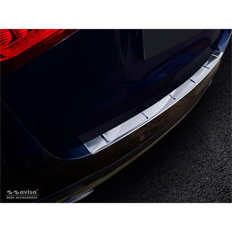 Stainless Steel Rear bumper protector suitable for Mercedes GLE II (W167) 2019- 'Ribs'