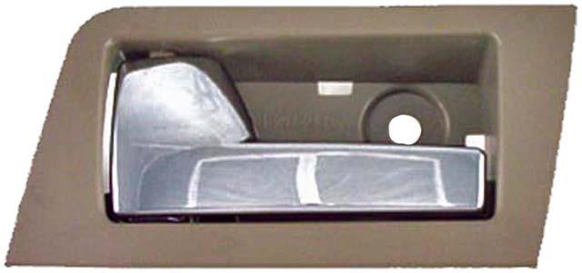 interior door handle - rear left - stone(gray)+chrome