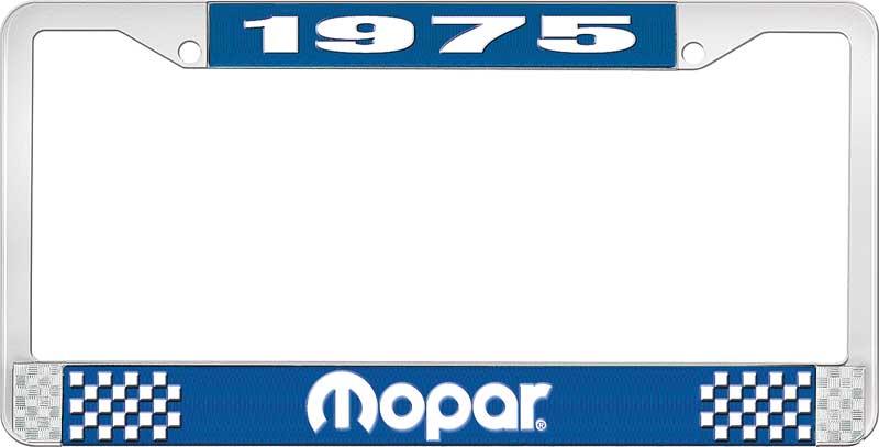 nummerplåtshållare 1975 mopar - blå