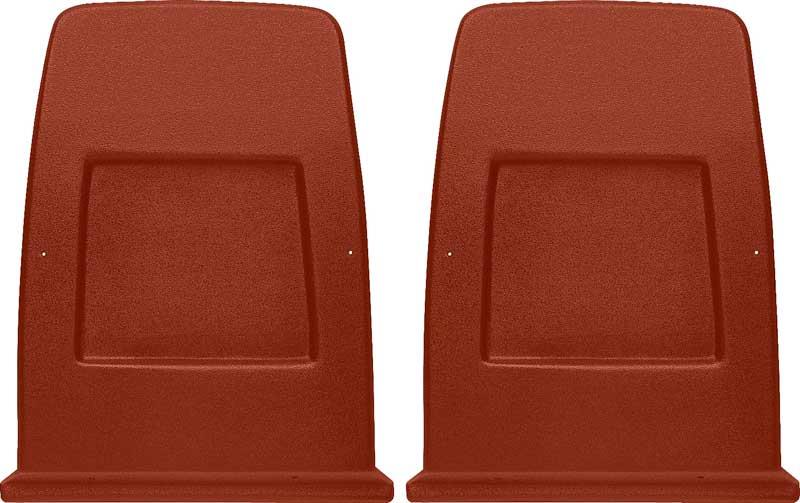 Red ABS Bucket Seat Back Panels