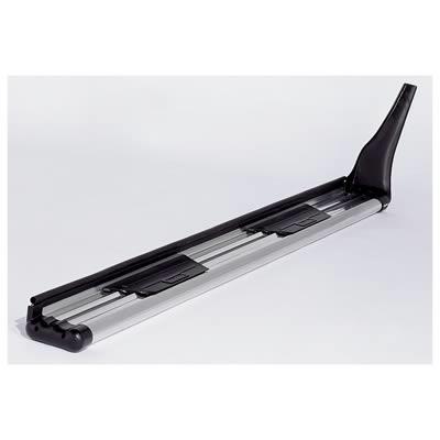 Truck Steps, Running Boards, Aluminum, Black/Chrome