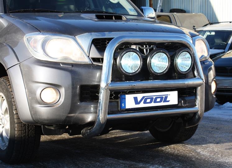 frontbåge, modell stor, 76mm - Toyota Hilux 2010-2011