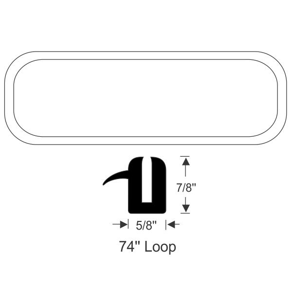 Rear Window Weatherstrip Seal